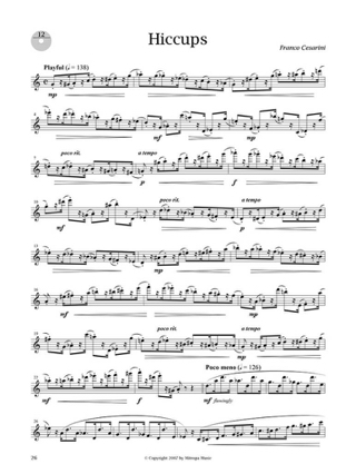 New Modal Studies Op. 37 - Flûte - Franco Cesarini - Partition